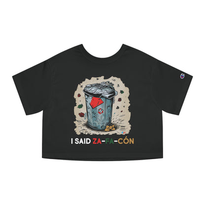 I Saids Zafacón Women's Flowy Cropped Tee