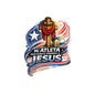 Mi Atleta Pertenece Primero a Jesús | Puerto Rico Faith Cross Volleyball Waterproof Kiss-Cut Vinyl Decal