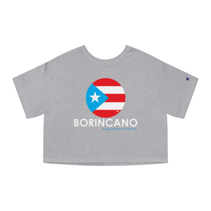 BORINCANO BANDERA Flowy Cropped Tee