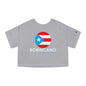 BORINCANO BANDERA Flowy Cropped Tee