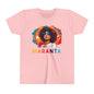 Maranta Boricua Girl Youth Short Sleeve Tee