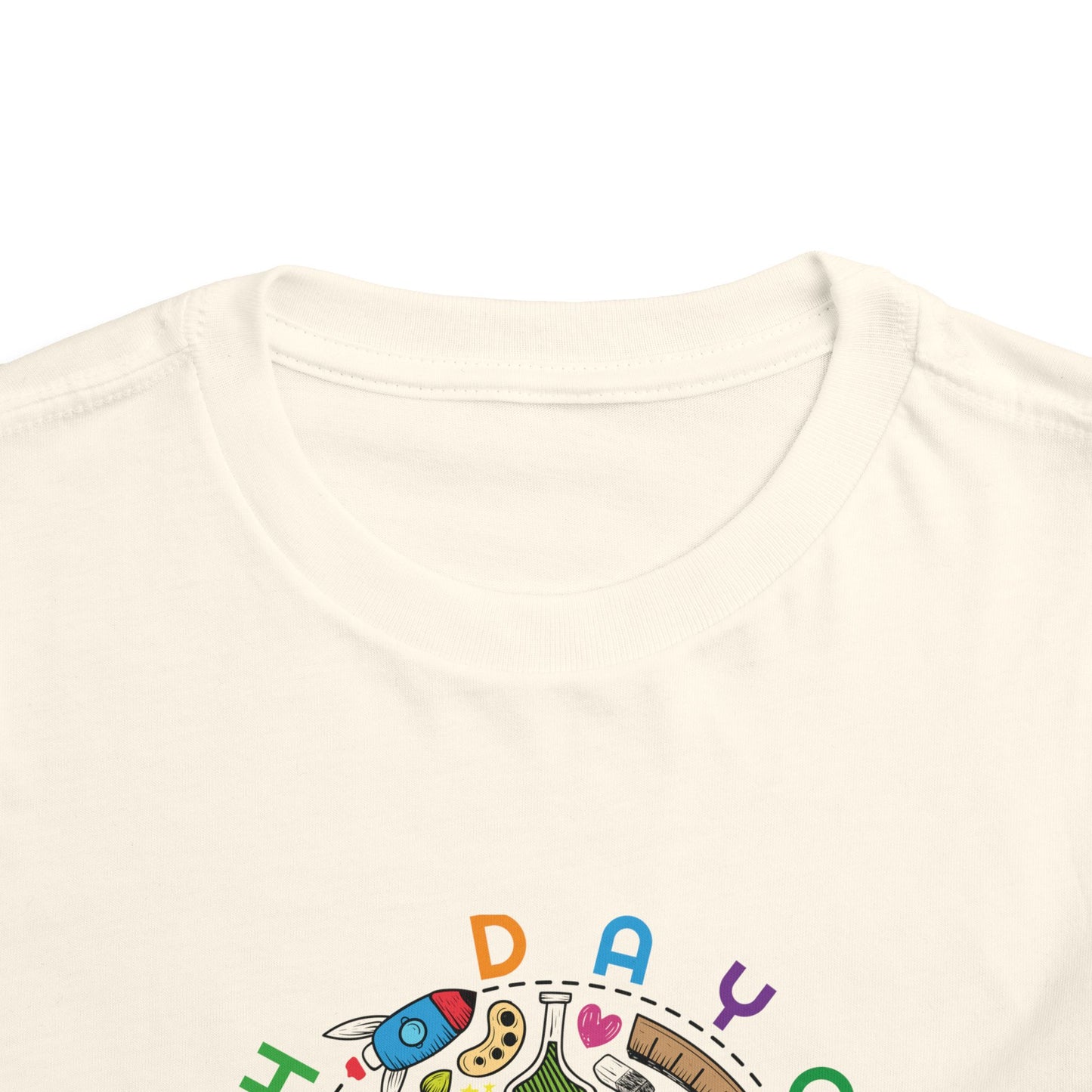 Daycare Here I Come - Back to School Boricua Toddler Short Sleeve Tee