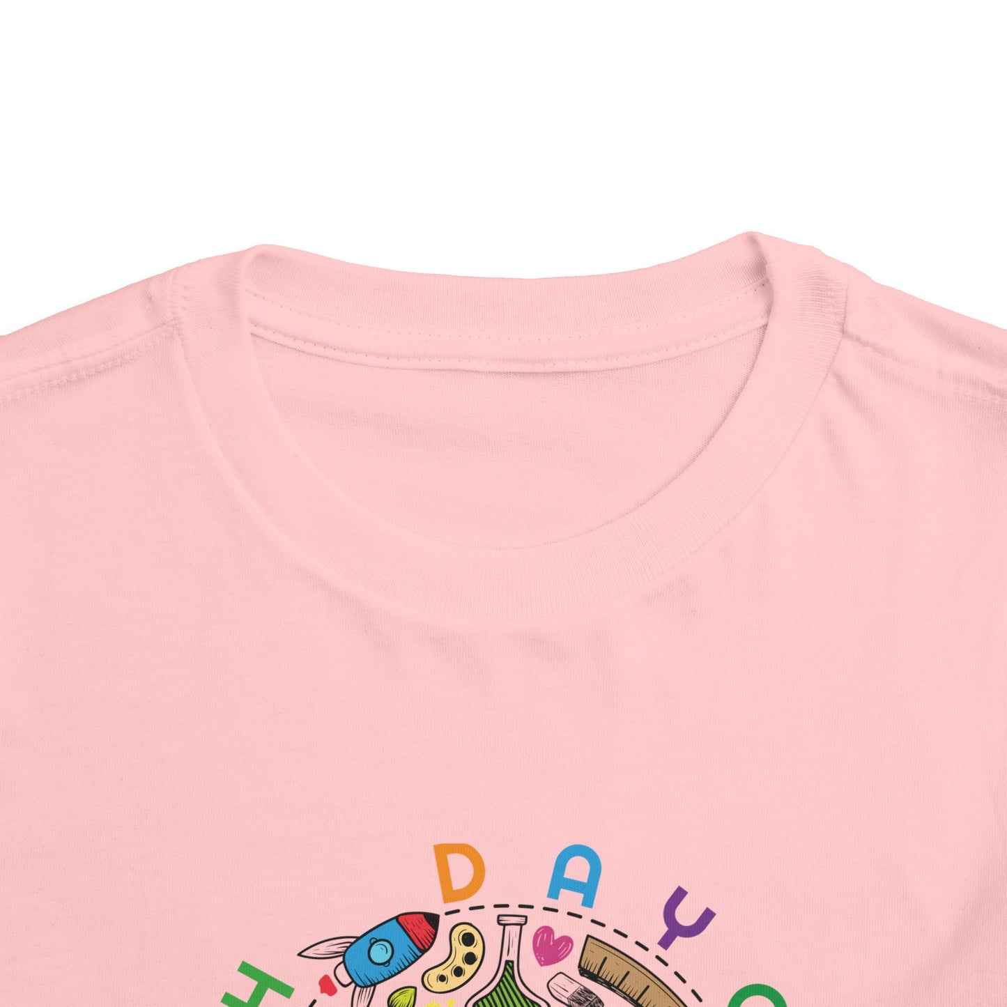 Daycare Here I Come - Back to School Boricua Toddler Short Sleeve Tee
