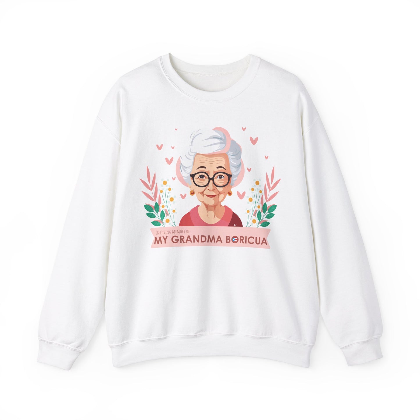 In Loving Memory of My Grandma Boricua Heavy Blend™ Crewneck Sweaters