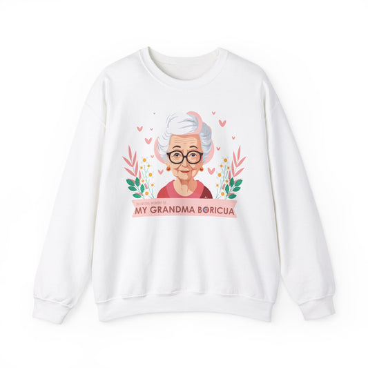 In Loving Memory of My Grandma Boricua Heavy Blend™ Crewneck Sweaters