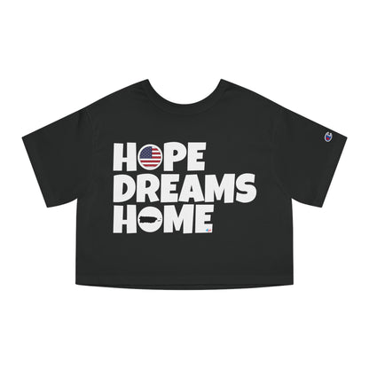 HOPE DREAMS HOME Puerto Rico Flowy Cropped Tee