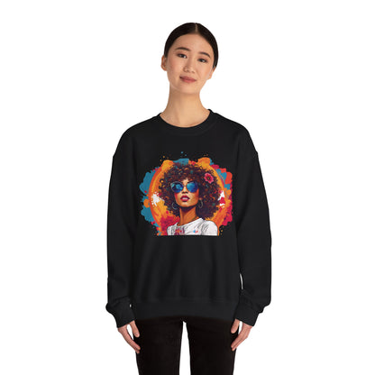 Mosaico Girl Unisex Heavy Blend™ Crewneck Sweaters