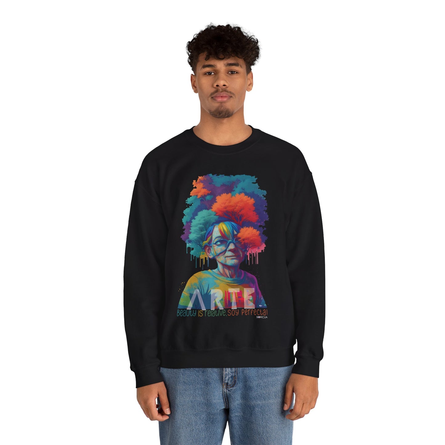 Soy Perfecta Boricua Heavy Blend™ Crewneck Sweaters