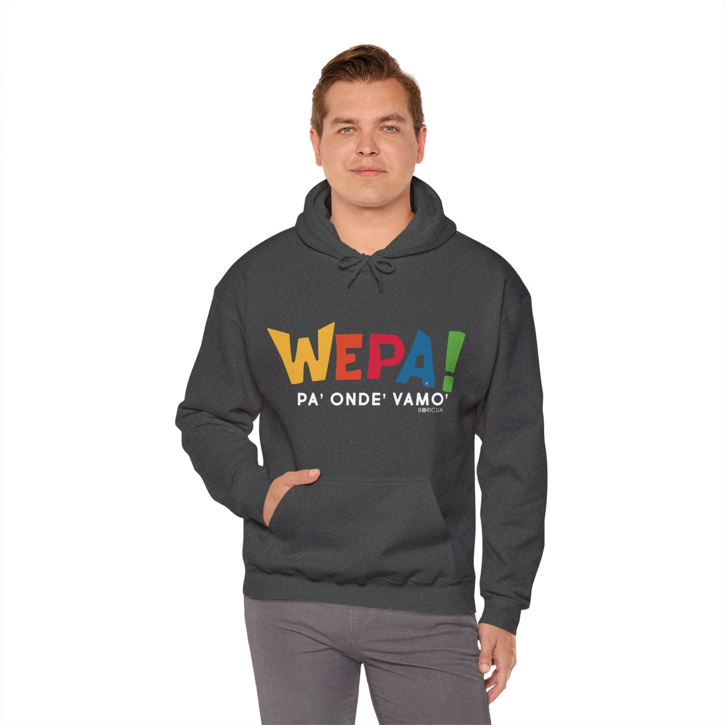Wepa Boricua! Unisex Heavy Blend™ Boricua-Style Hoodies