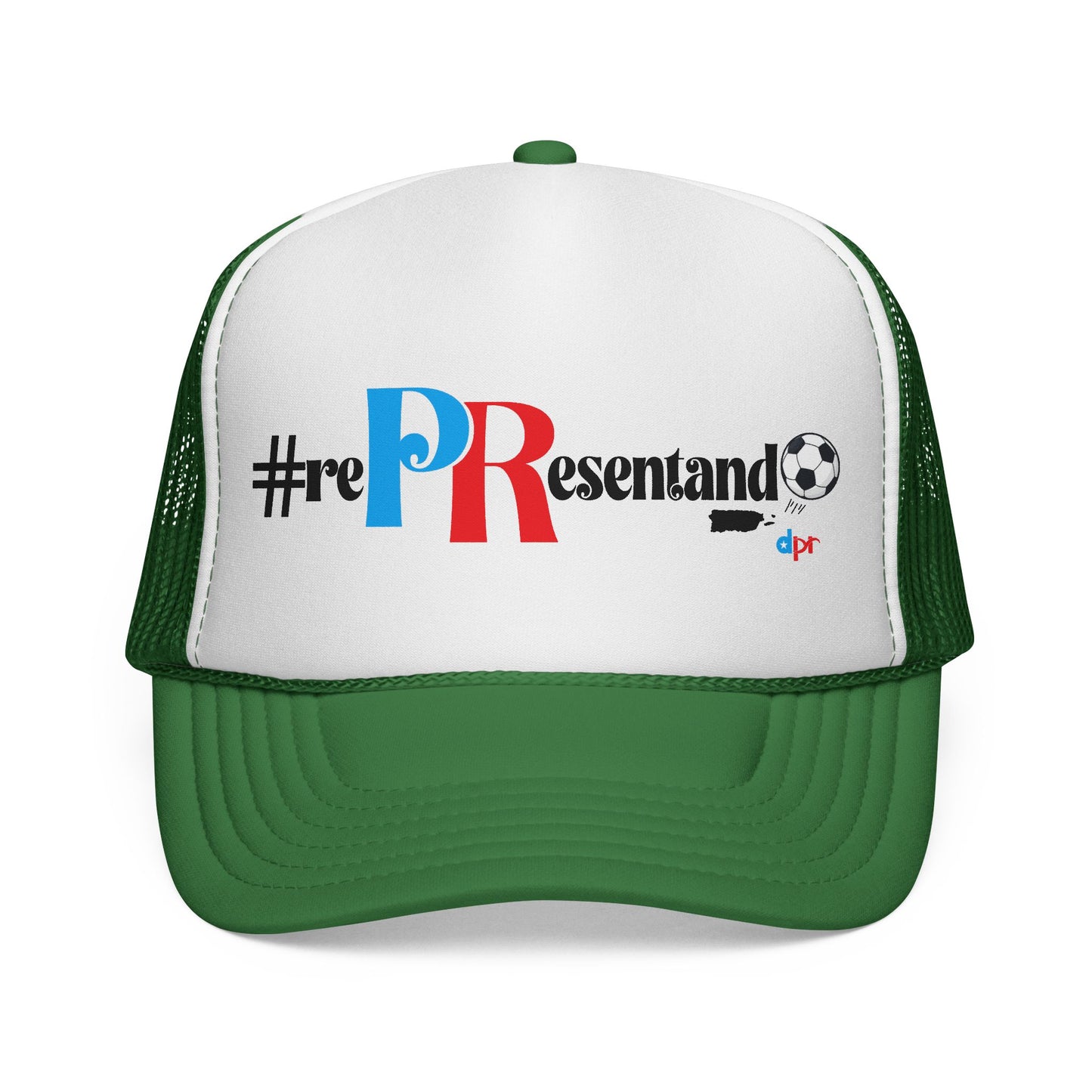 Copy of RePResentando Soccer Puerto Rican Pride Trucker Caps FREE SHIPPING
