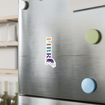 LIBRE Rainbow Waterproof Kiss-Cut Vinyl Decals