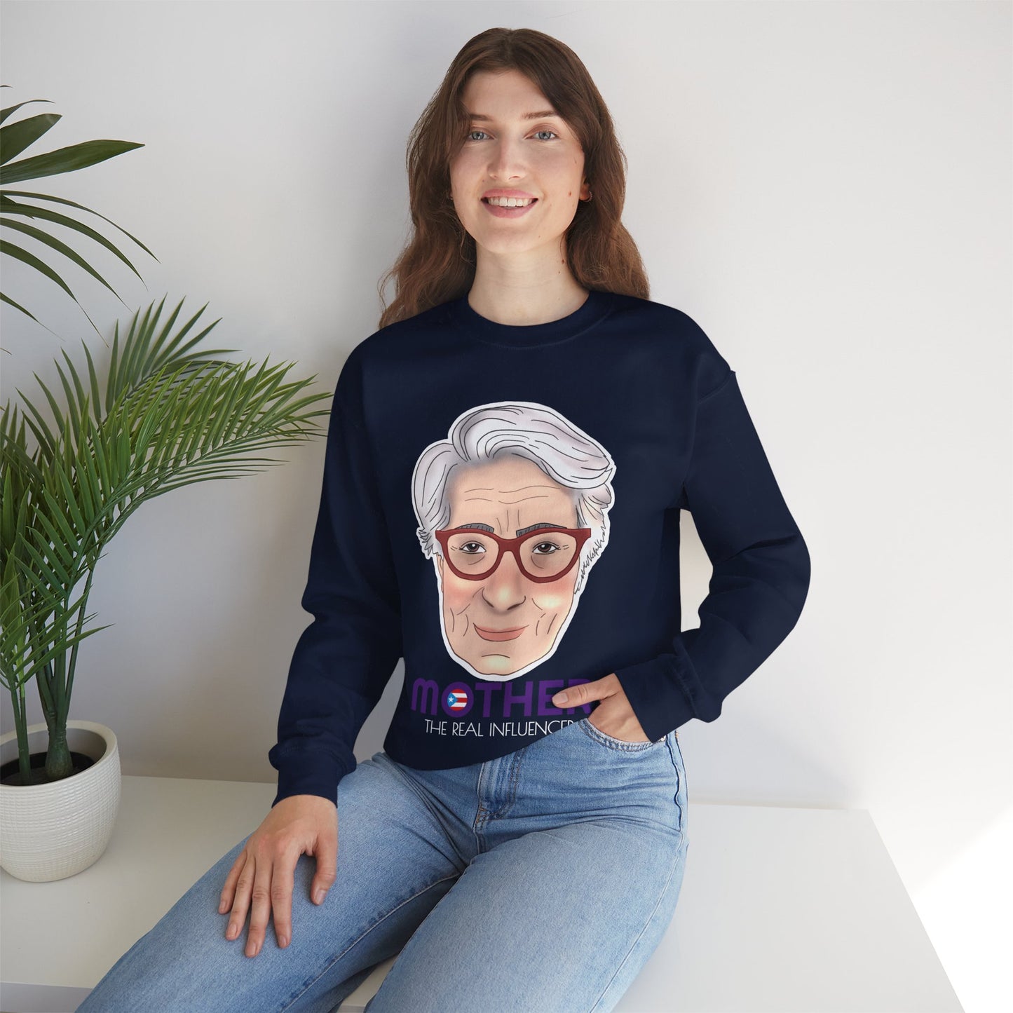 Mother The Real Influencer Heavy Blend™ Crewneck Sweatshirt