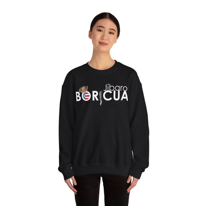 Jíbaro Boricua Unisex Heavy Blend™ Crewneck Sweaters
