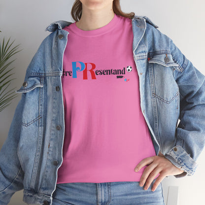 RePResentando Soccer Ball Unisex Heavy Cotton Tee