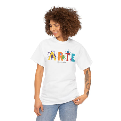 Arte My Passion Bandera Puerto Rico Unisex Heavy Cotton Tee