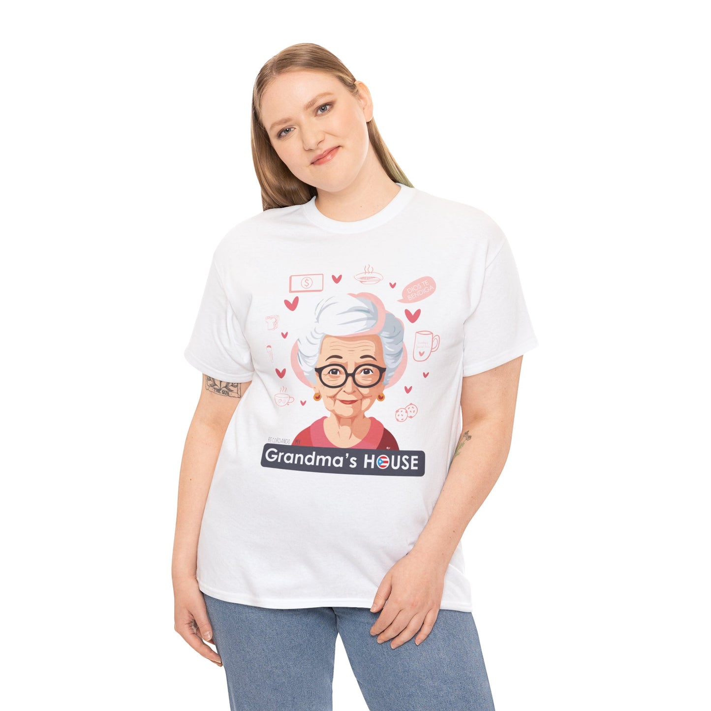 Recordando My Grandma's House Unisex Heavy Cotton Tee