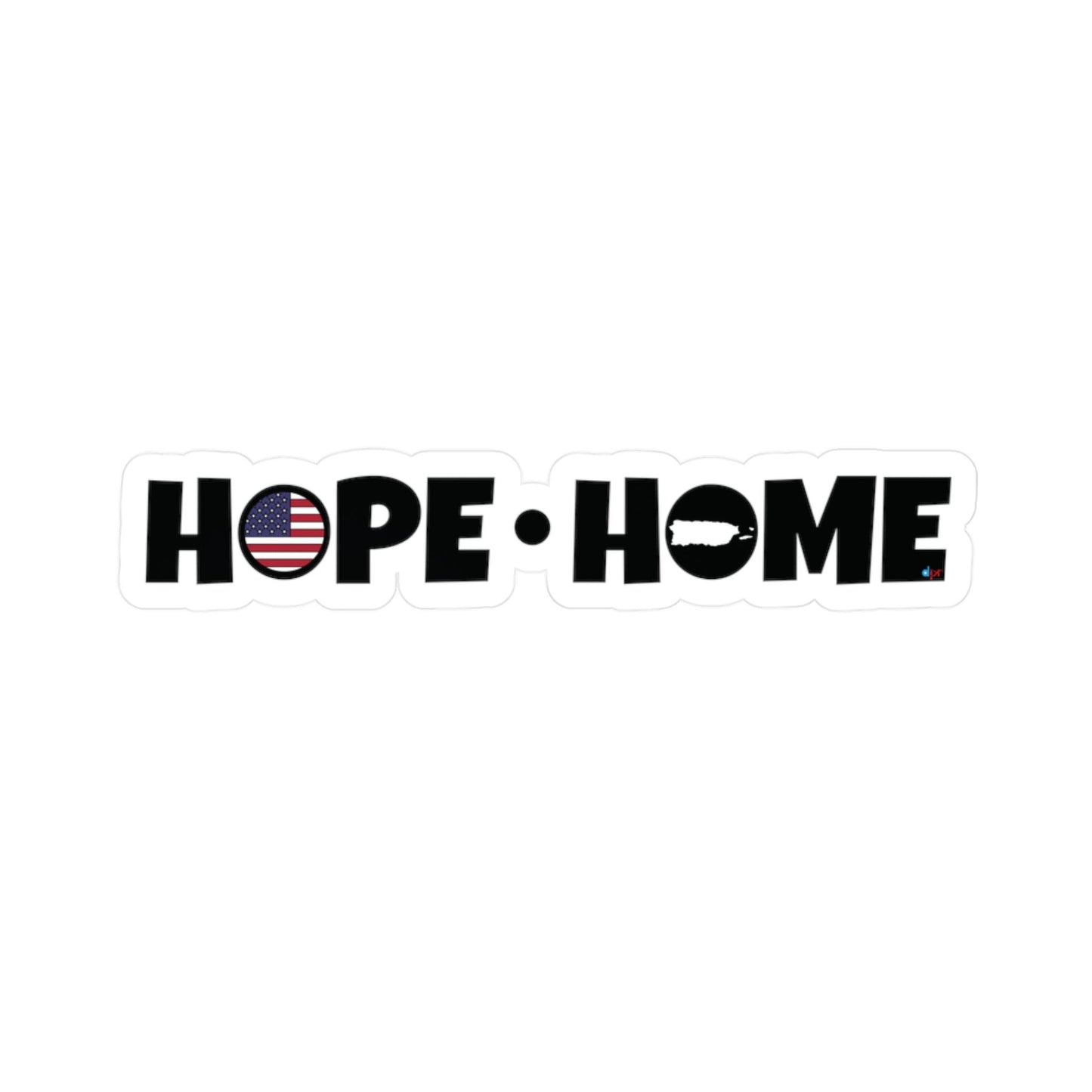 HOPE HOME PUERTO RICO Waterproof Kiss-Cut Vinyl Decals