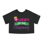Queen of the Classroom - Back To School Boricua T Shirt Flowy Cropped Tee