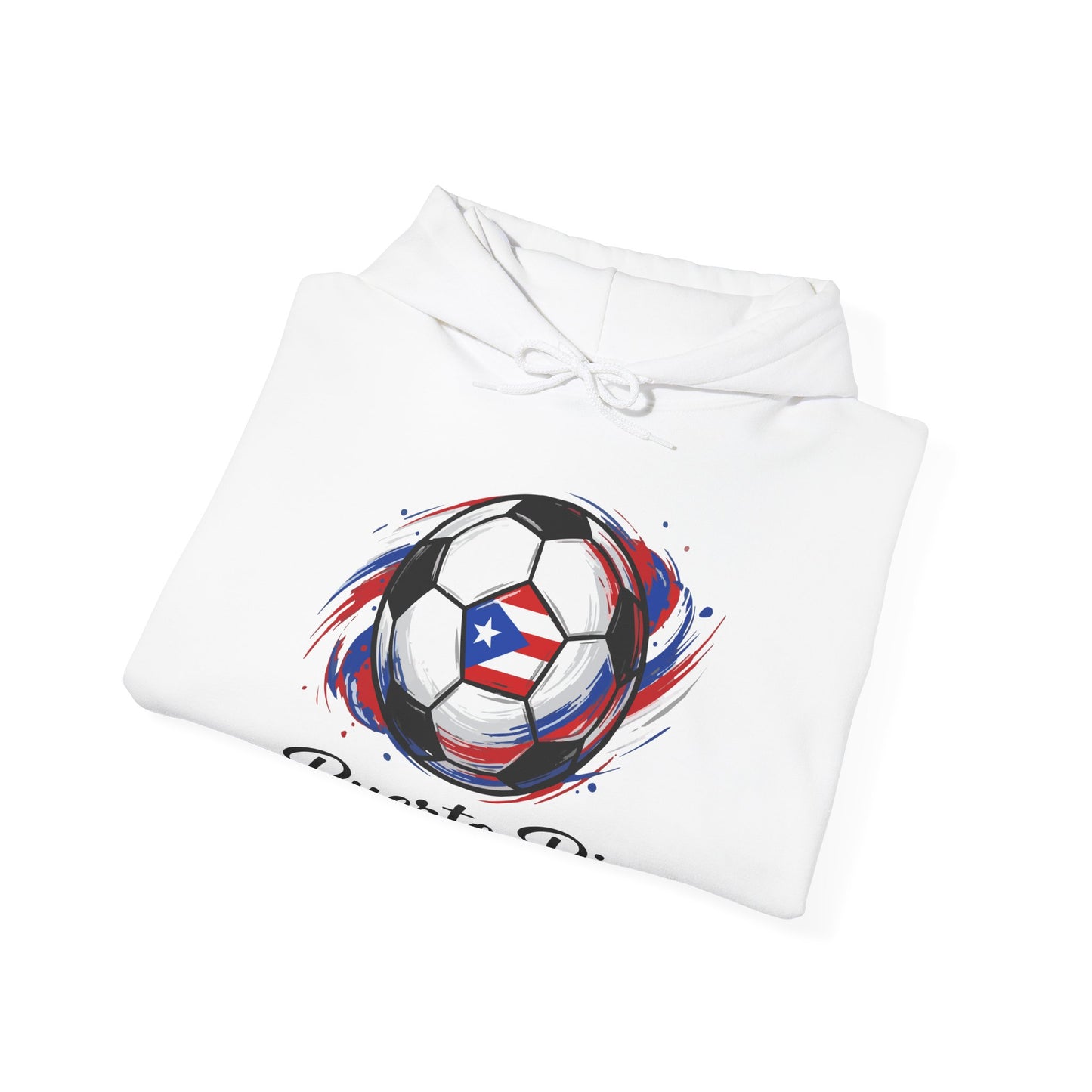 Puerto Rico Soccer ball Unisex Heavy Blend™ Boricua-Style Hoodies