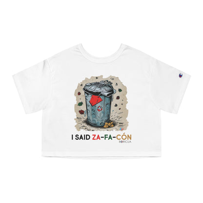 I Saids Zafacón Women's Flowy Cropped Tee