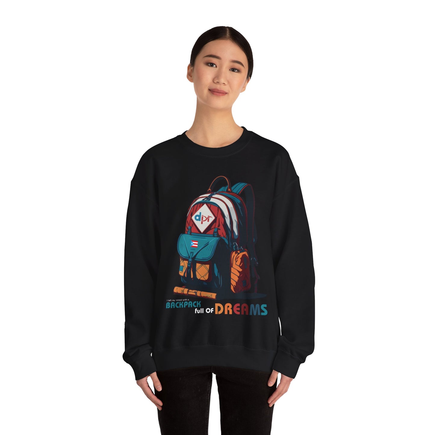 Backpack full of Dreams Unisex Heavy Blend™ Crewneck Sweaters