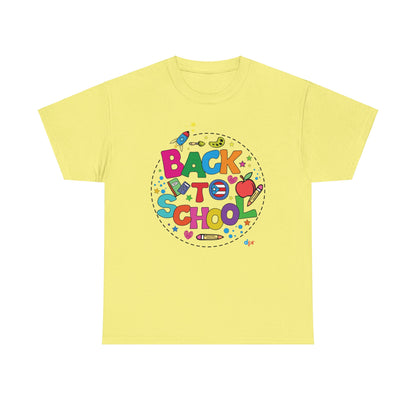 Back to School Boricua Student Heavy Cotton Tee