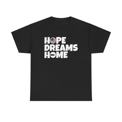 HOPE DREAMS HOME Puerto Rico Unisex Heavy Cotton Tee