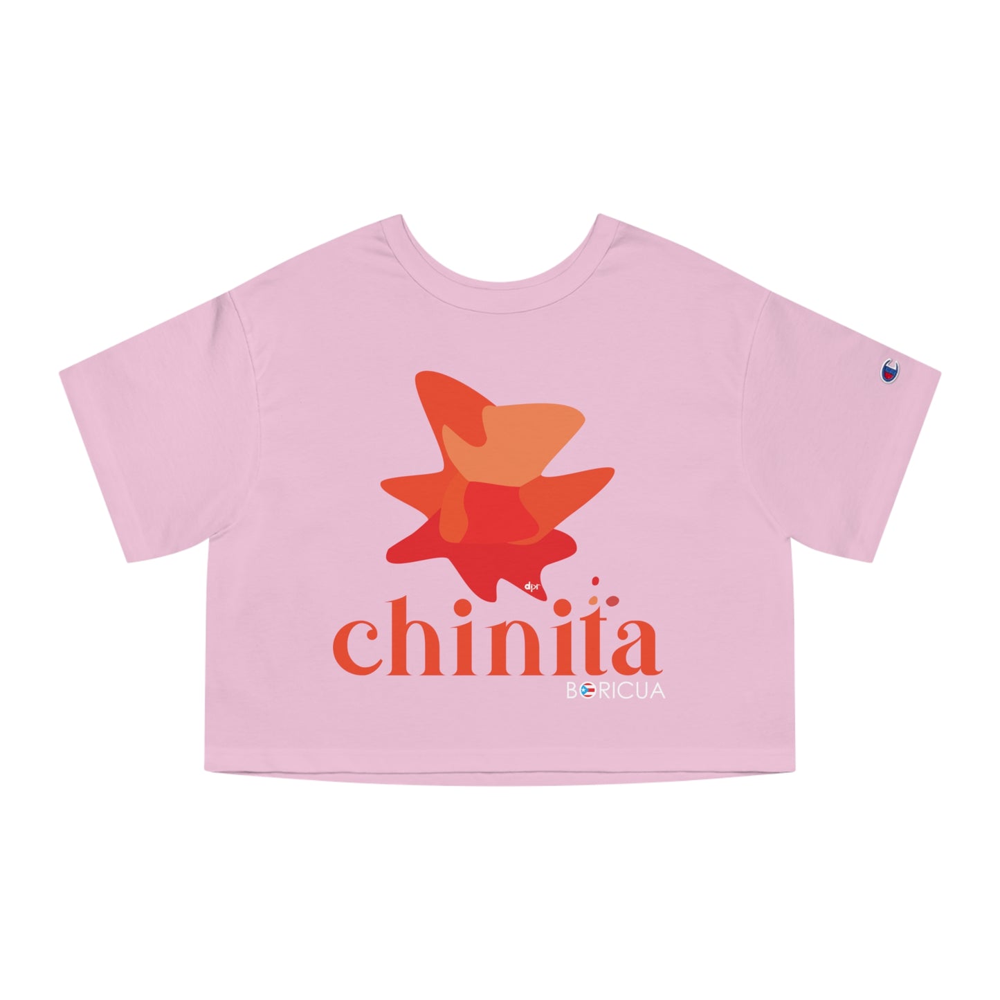 Chinita Boricua Flowy Cropped Tee