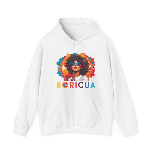 Boricua Girl Colors Unisex Heavy Blend™ Boricua-Style Hoodies