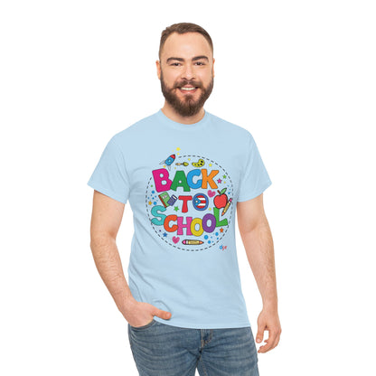 Back to School Boricua Student Heavy Cotton Tee