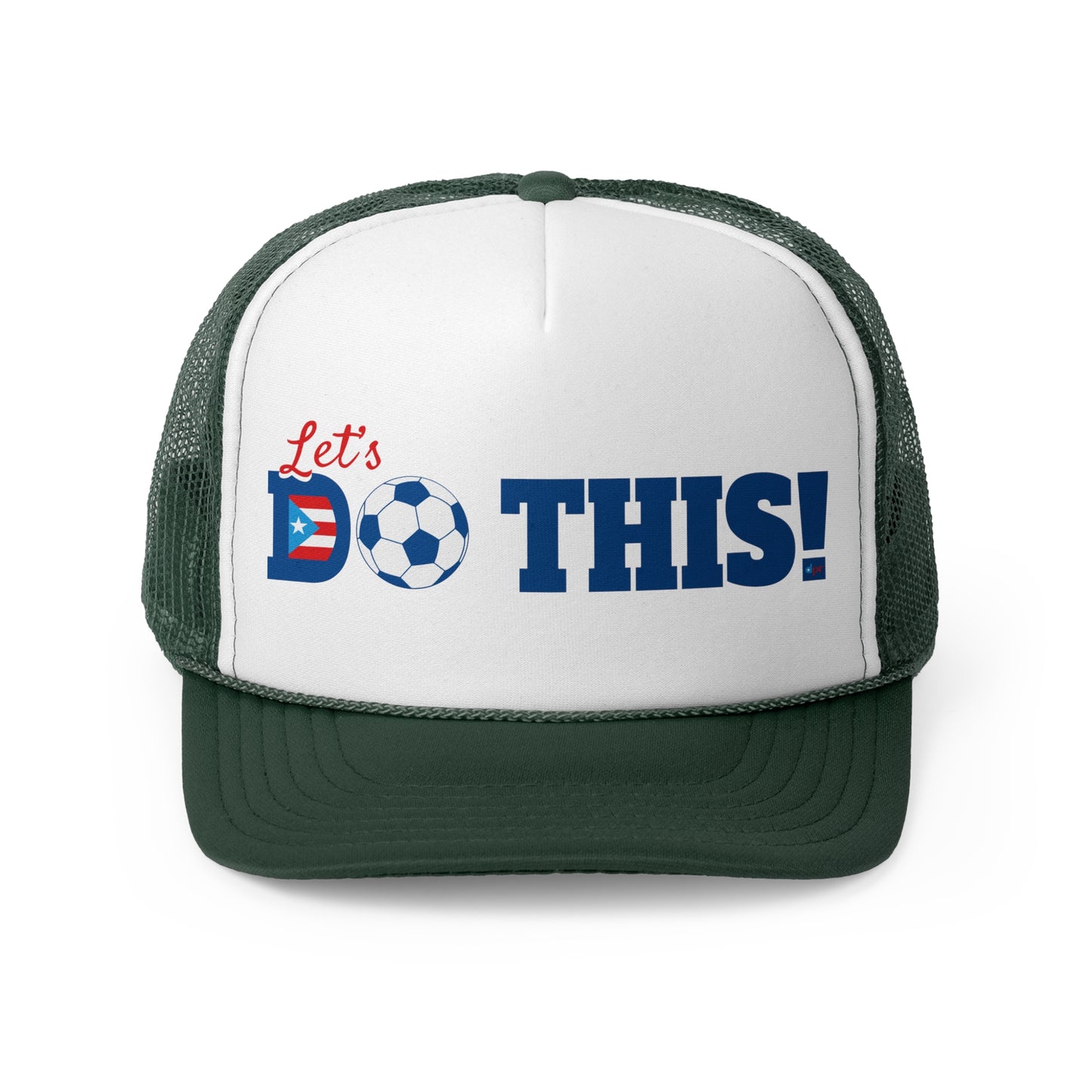Let's Do This Soccer Puerto Rican Pride Trucker Caps FREE SHIPPING