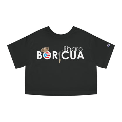 Jíbaro Boricua Flowy Cropped Tee