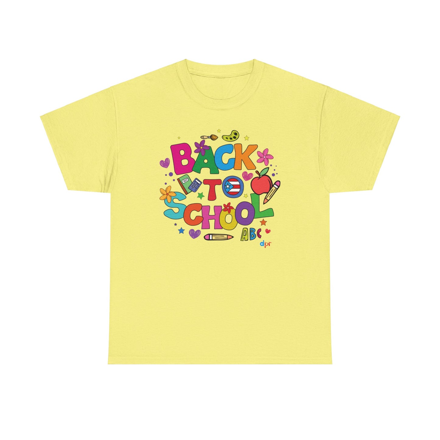 Back to School Boricua Teacher Heavy Cotton Tee