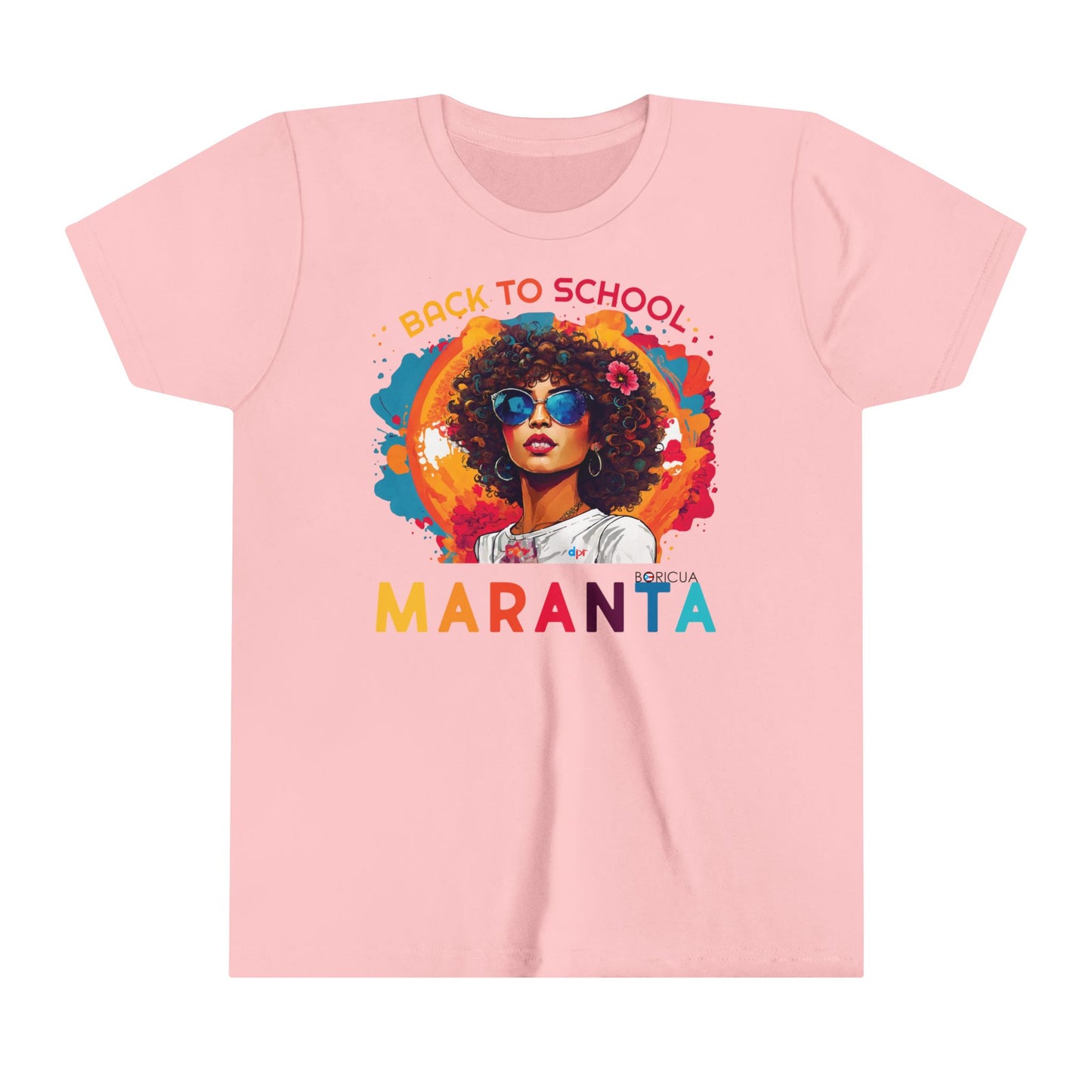 Back to School Maranta Boricua Youth Short Sleeve Tee