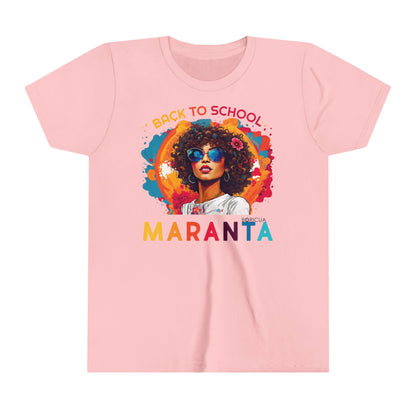 Back to School Maranta Boricua Youth Short Sleeve Tee