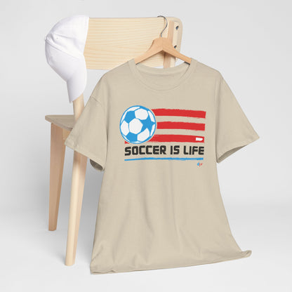 Soccer Mom Boricua Unisex Heavy Cotton Tee