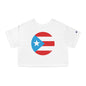 Puerto Rico Always in my Heart Women's Flowy Cropped Tee