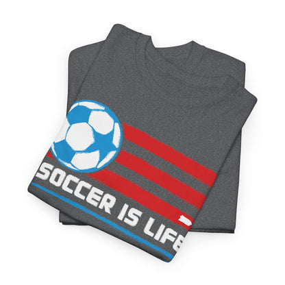 Proud Dad Soccer Boricua Unisex Heavy Cotton Tee