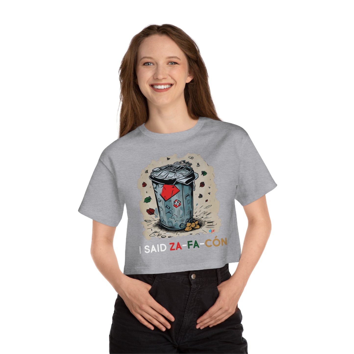 I Saids Zafacón Women's Flowy Cropped Tee