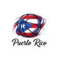 Puerto Rico Basketball Flag 2 Waterproof Kiss-Cut Vinyl Decal