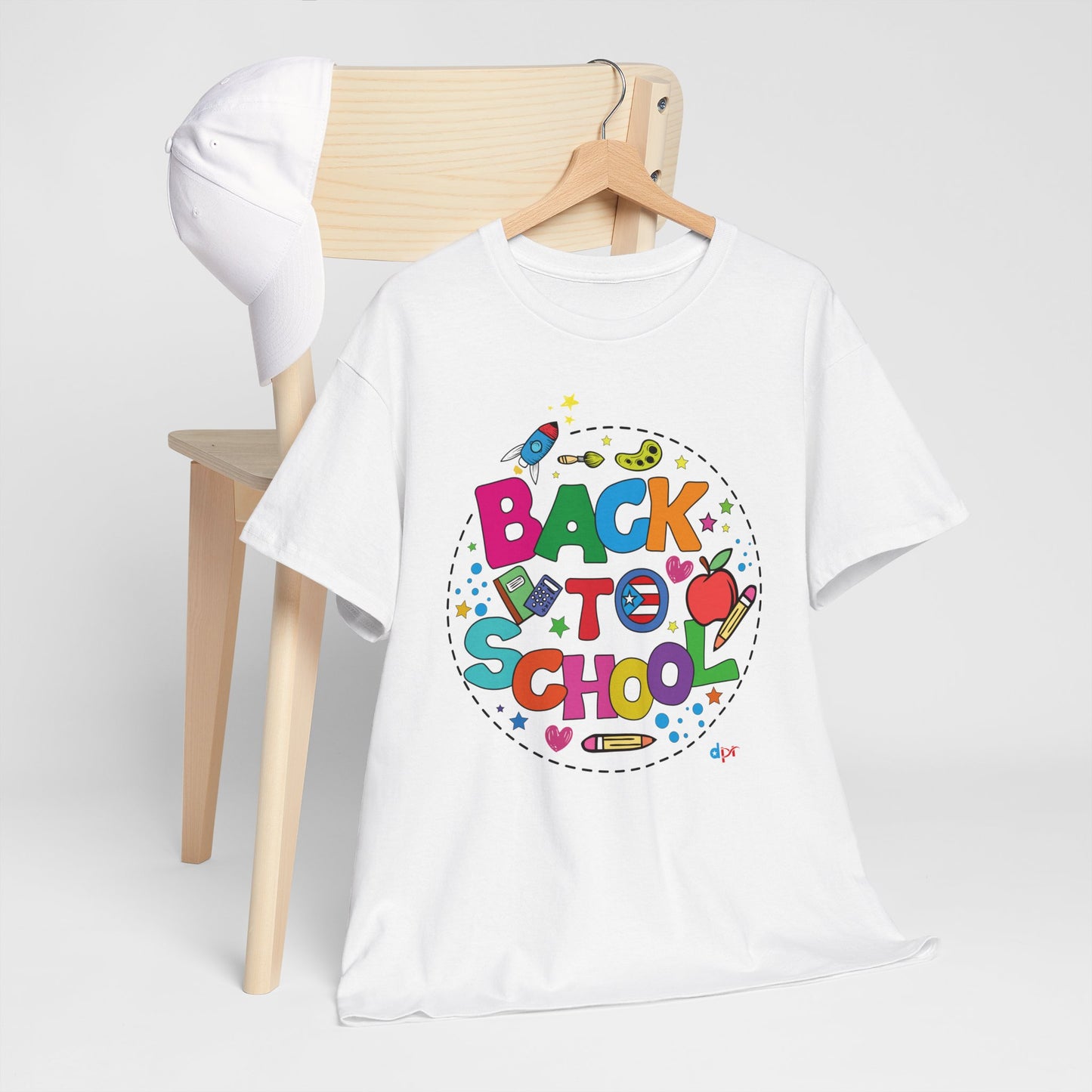 Back to School Boricua Student Heavy Cotton Tee