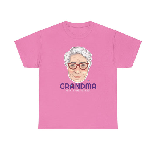 Abuela Boricua Always Here Never Left Heavy Cotton Tee