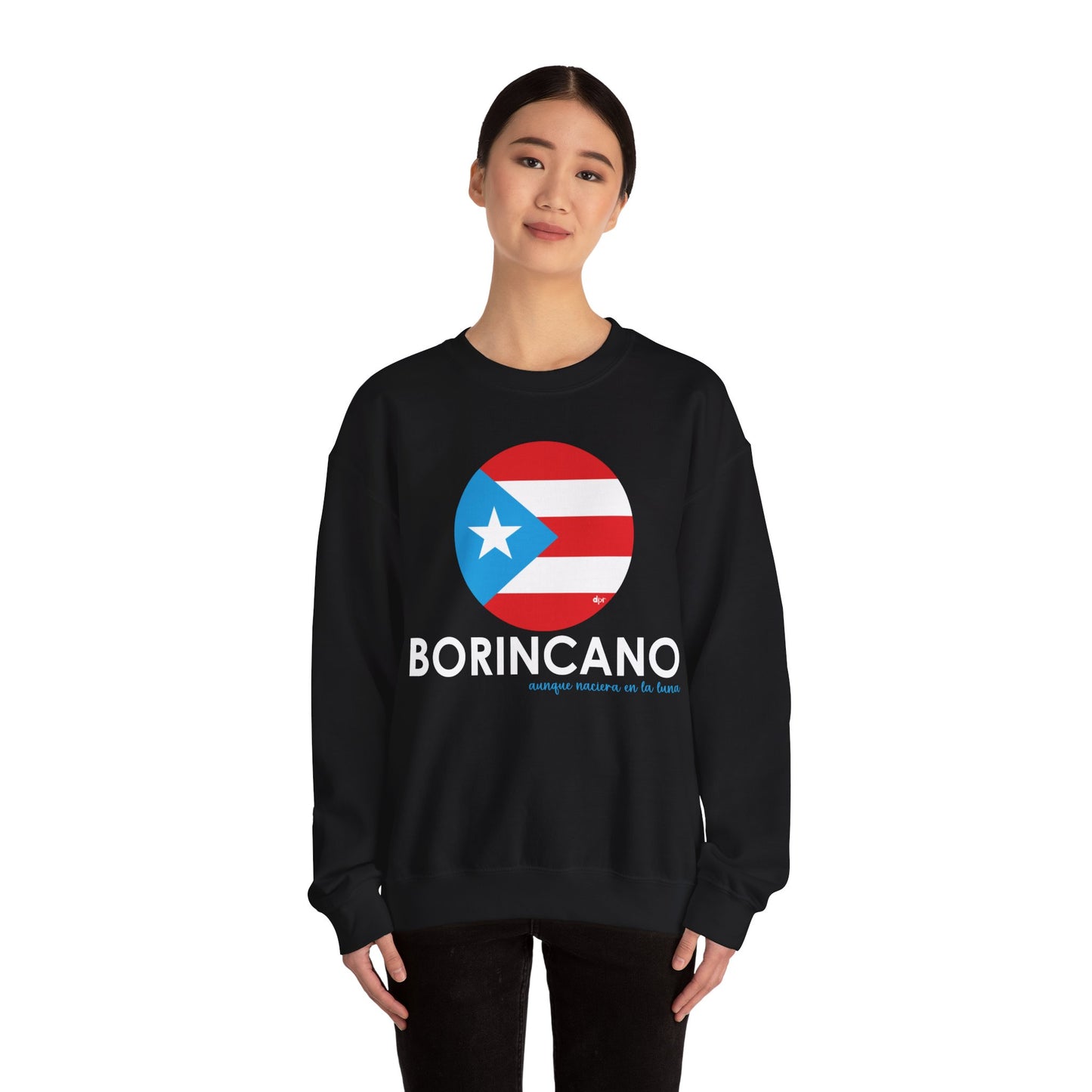 BORINCANO BANDERA Unisex Heavy Blend™ Crewneck Sweaters
