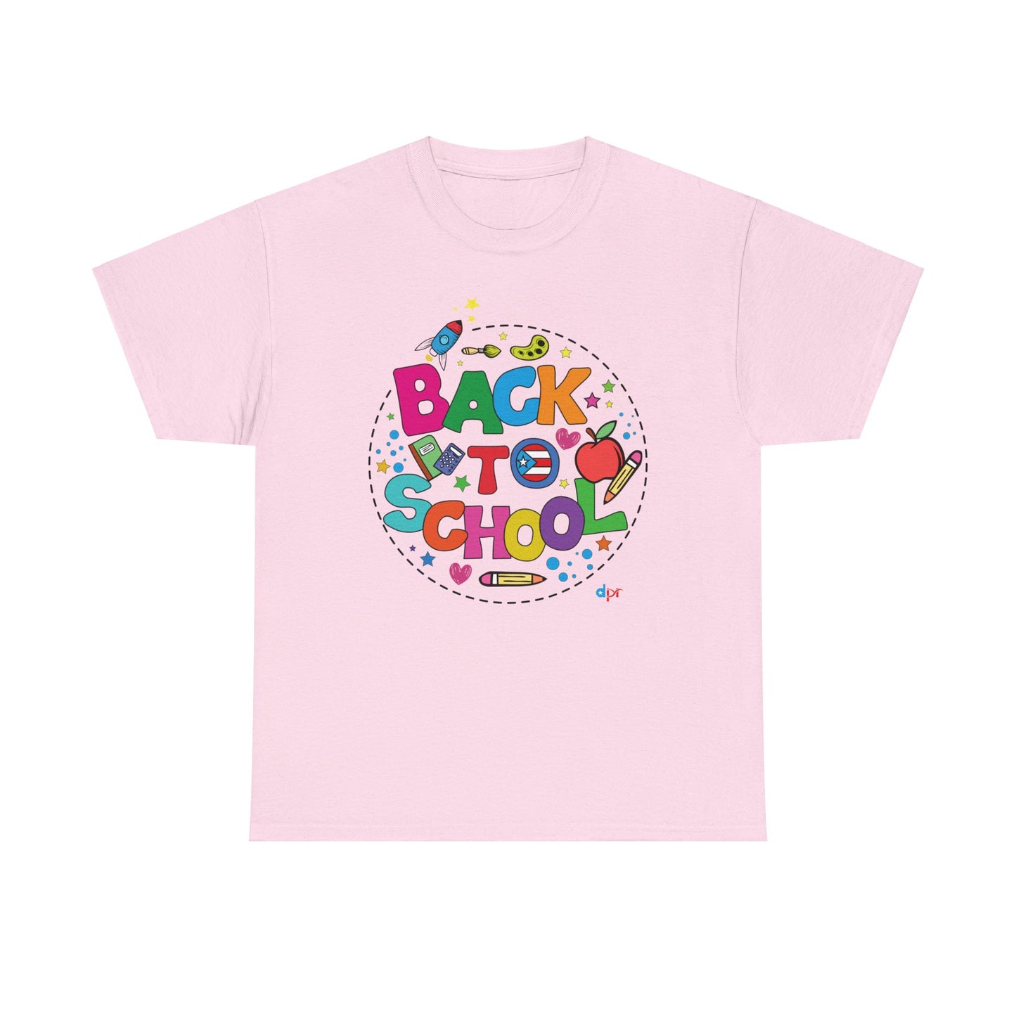 Back to School Boricua Student Heavy Cotton Tee