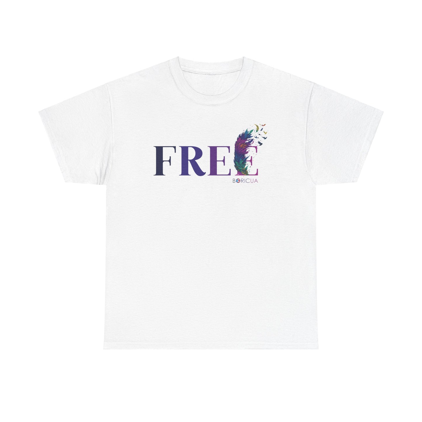 FREE BORICUA Unisex Heavy Cotton Tee