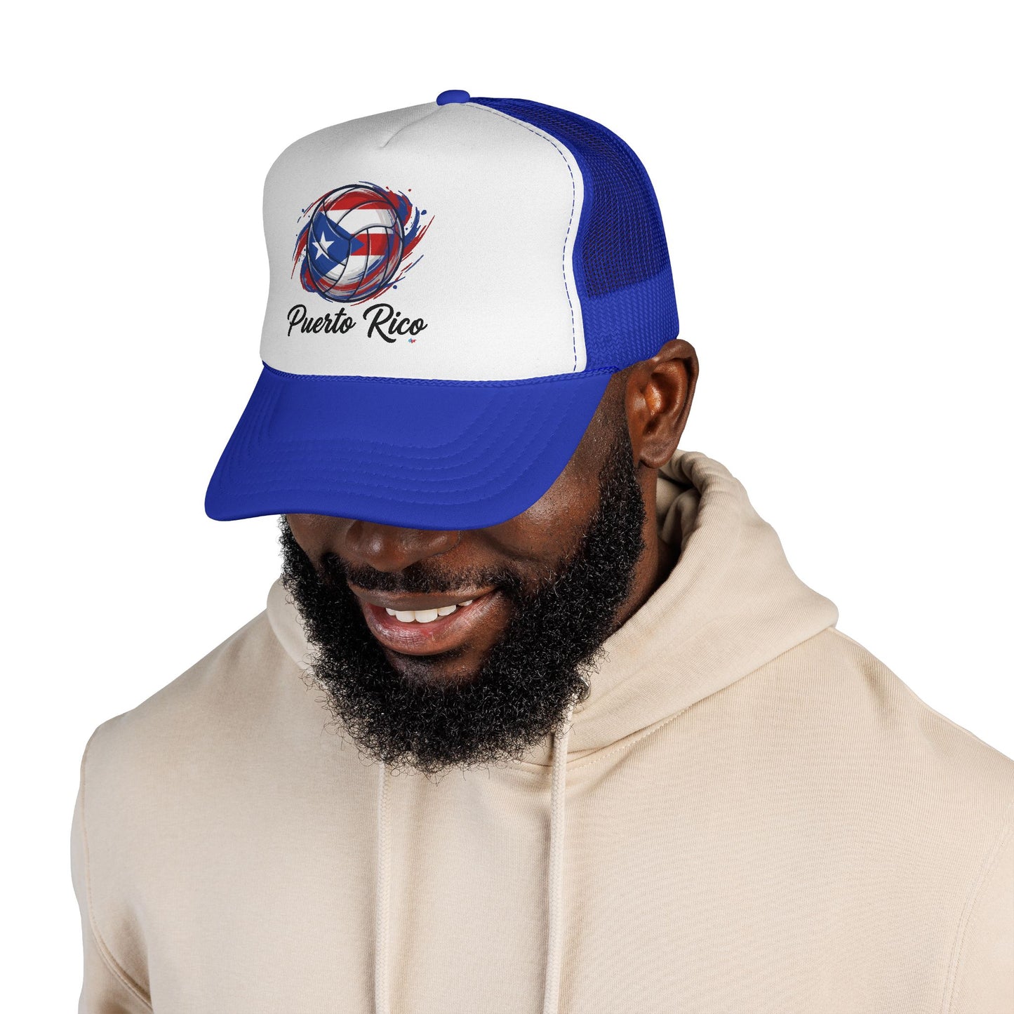 Puerto Rico Volleyball Flag  Trucker Caps FREE SHIPPING