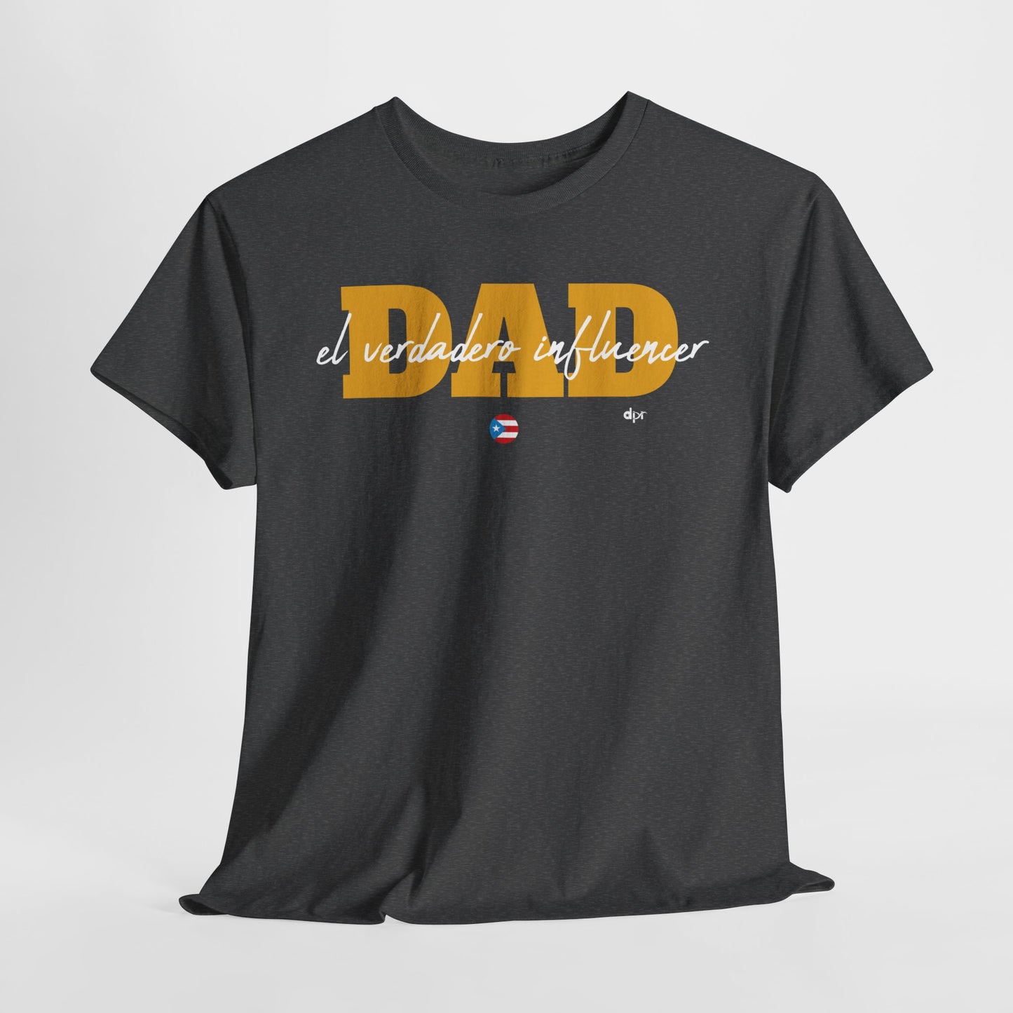 Dad El Verdadero Influencer Yellow Unisex Heavy Cotton Tee