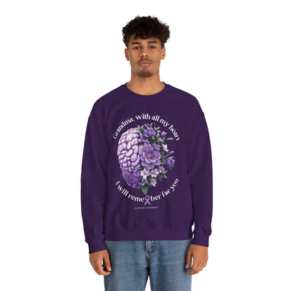GRANDMA I Will Remember for You Heavy Blend™ Crewneck Sweaters