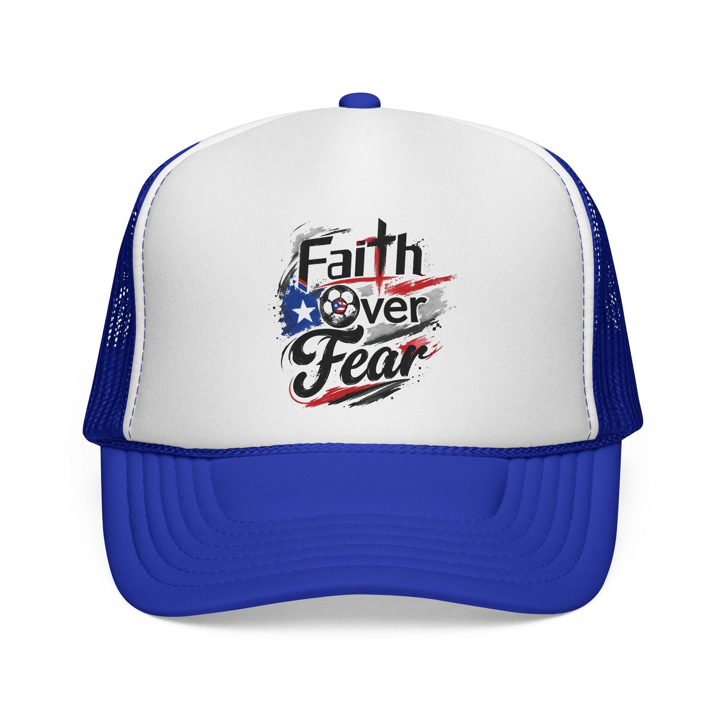 Copy of Puerto Rico Fire Soccer ball REPresentando Trucker Caps FREE SHIPPING