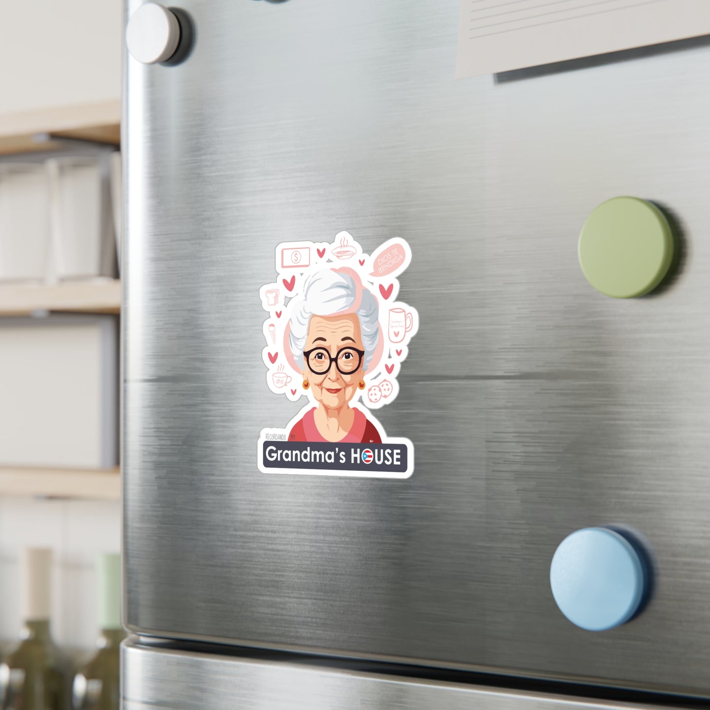 Recordando My Grandma's House Waterproof Kiss-Cut Vinyl Decals